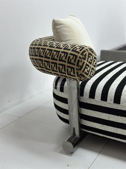 The Striped Bolster Chaise