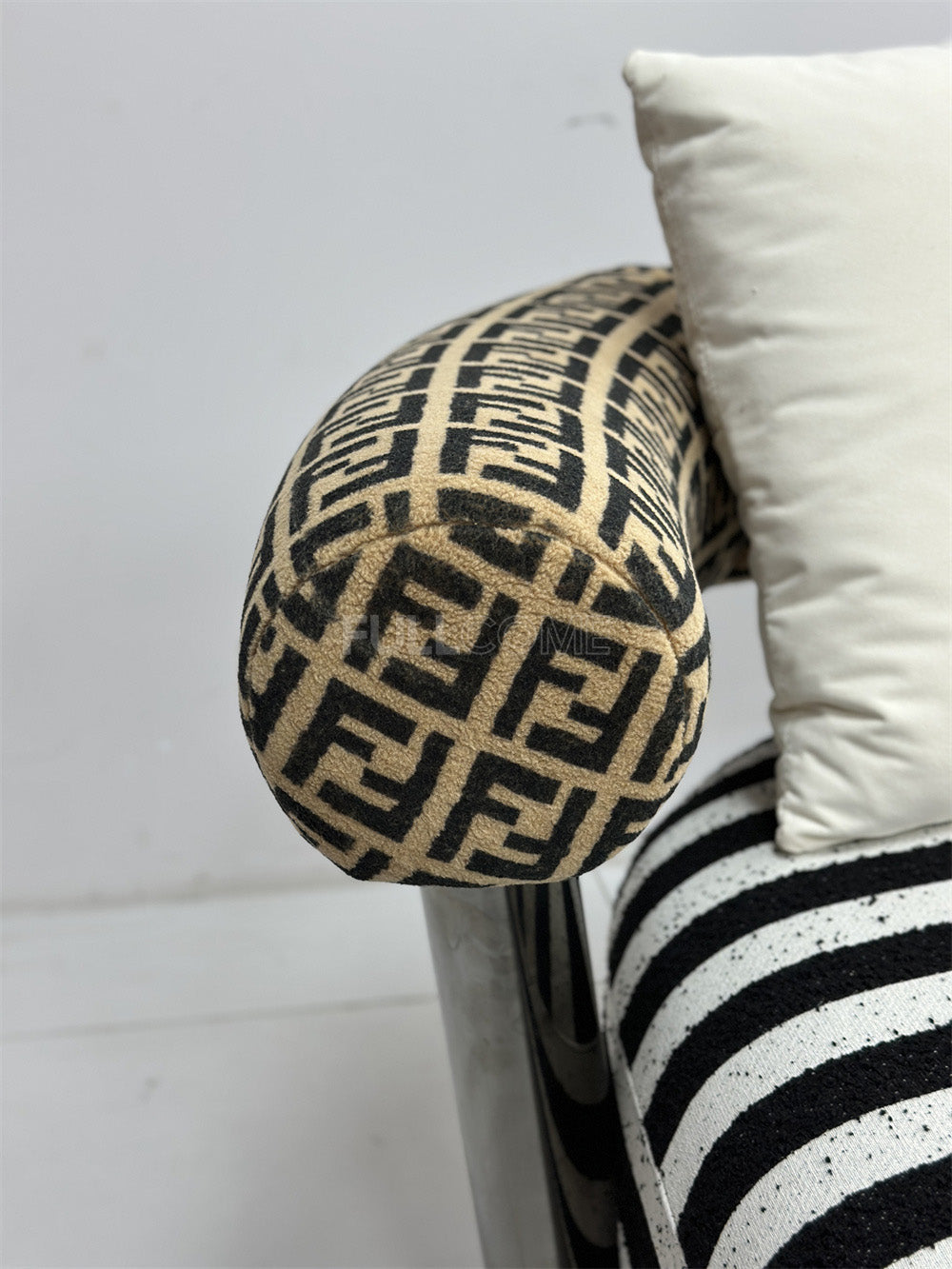 The Striped Bolster Chaise