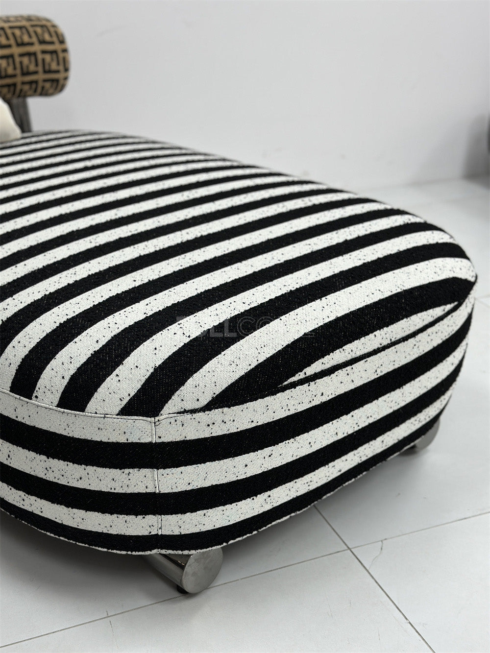 The Striped Bolster Chaise