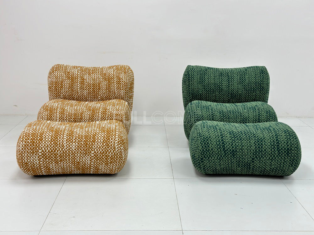 The Stacked Roll Lounge Chair