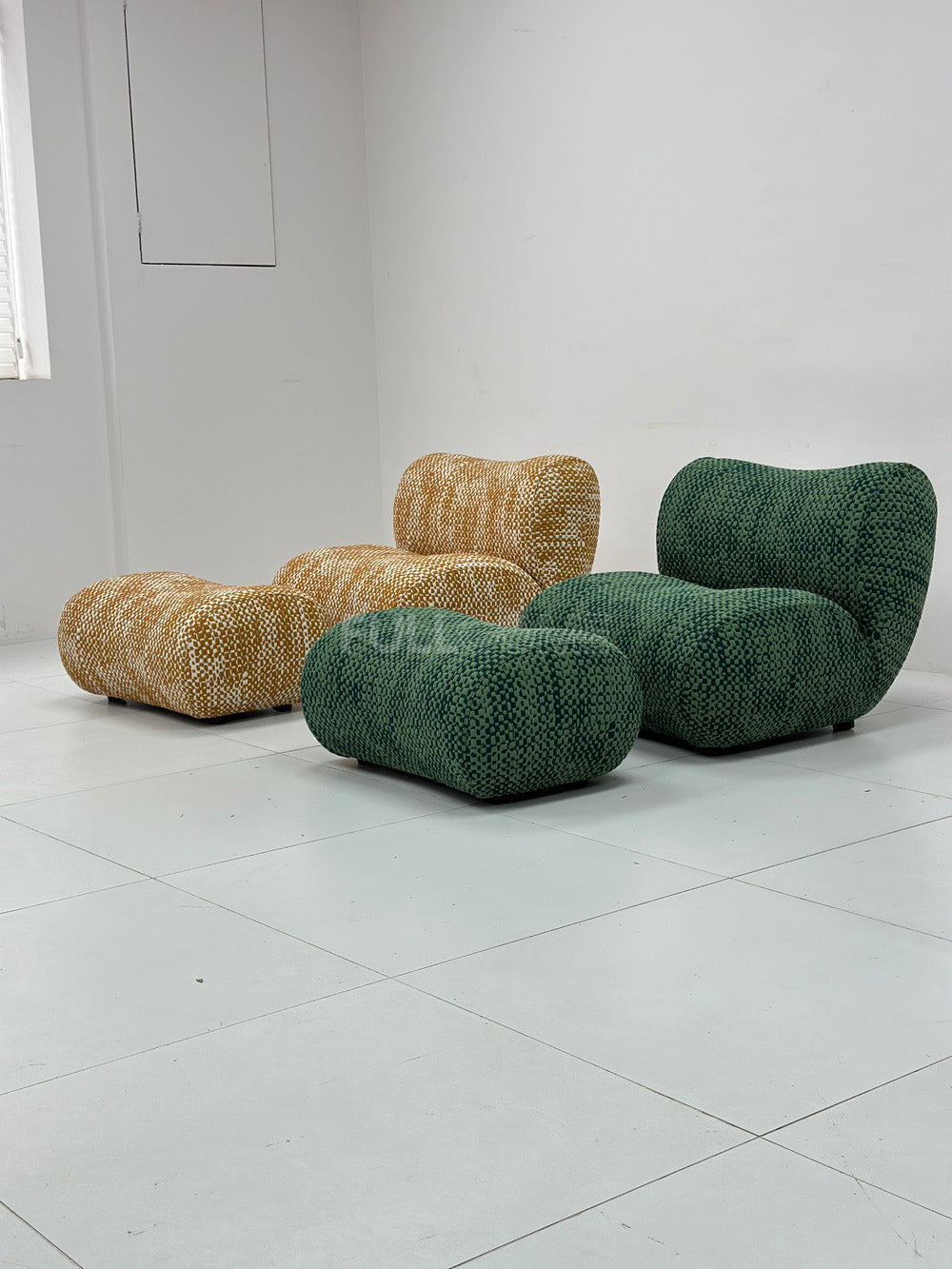 The Stacked Roll Lounge Chair