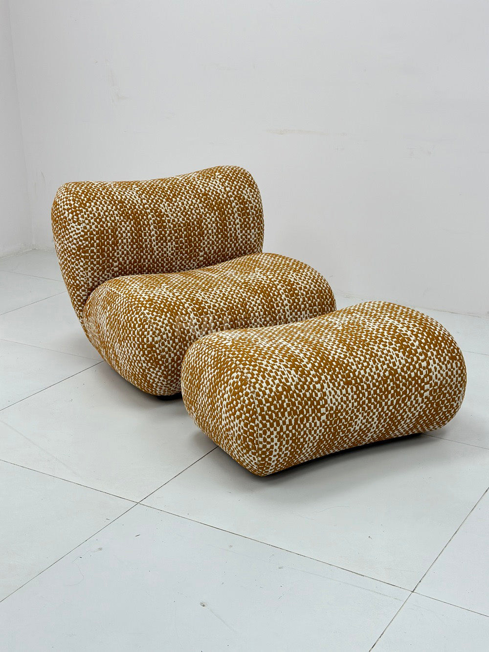 The Stacked Roll Lounge Chair