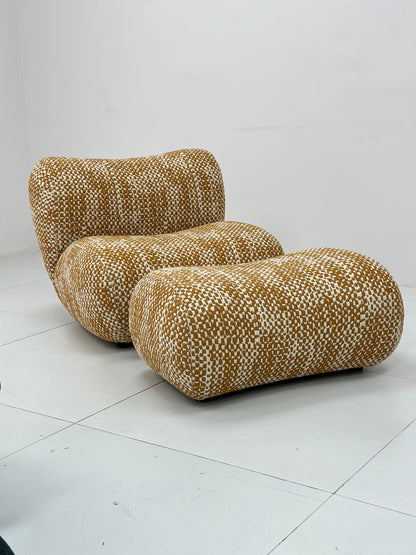 The Stacked Roll Lounge Chair