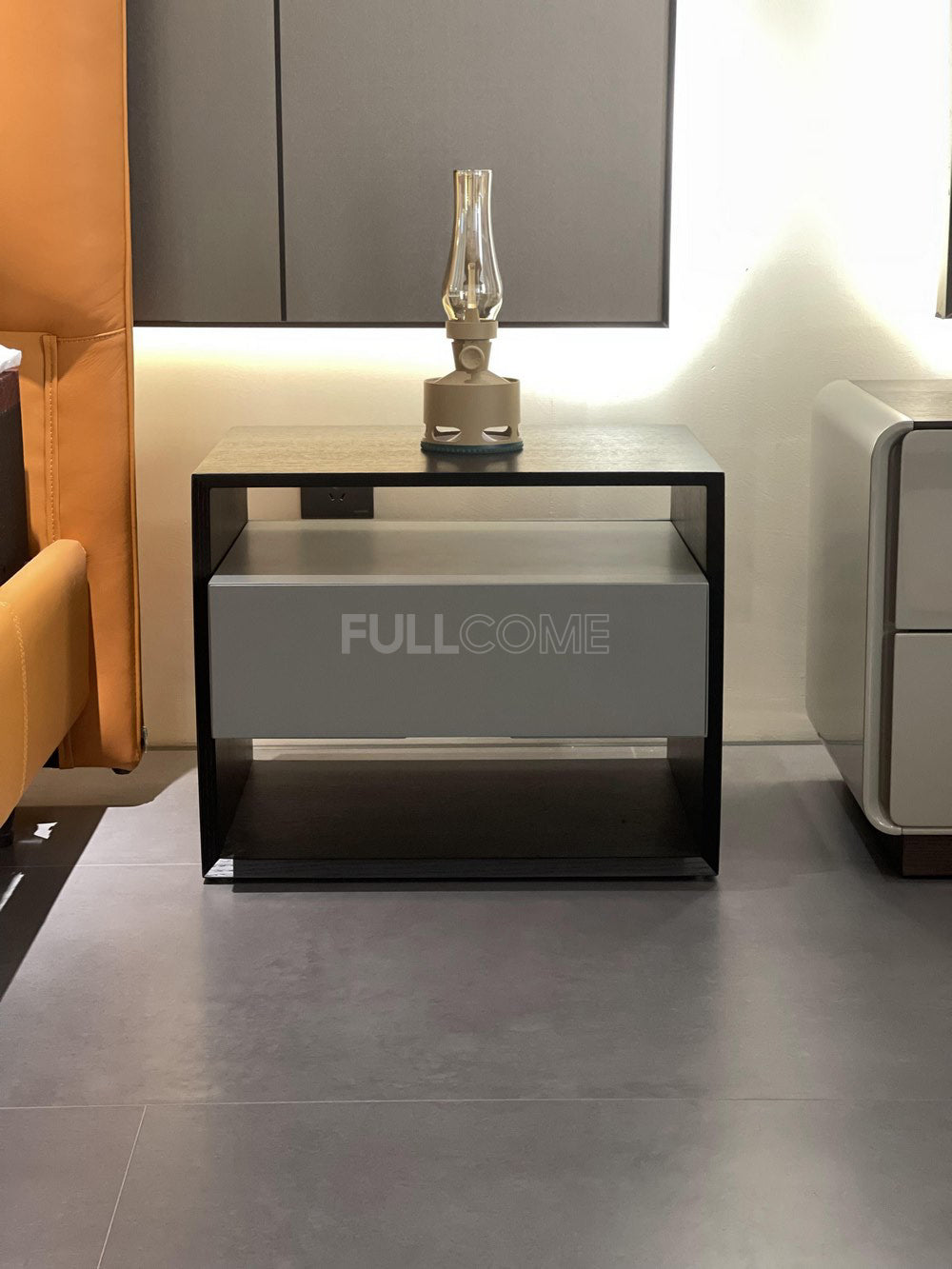 The Smoked Cube Nightstand