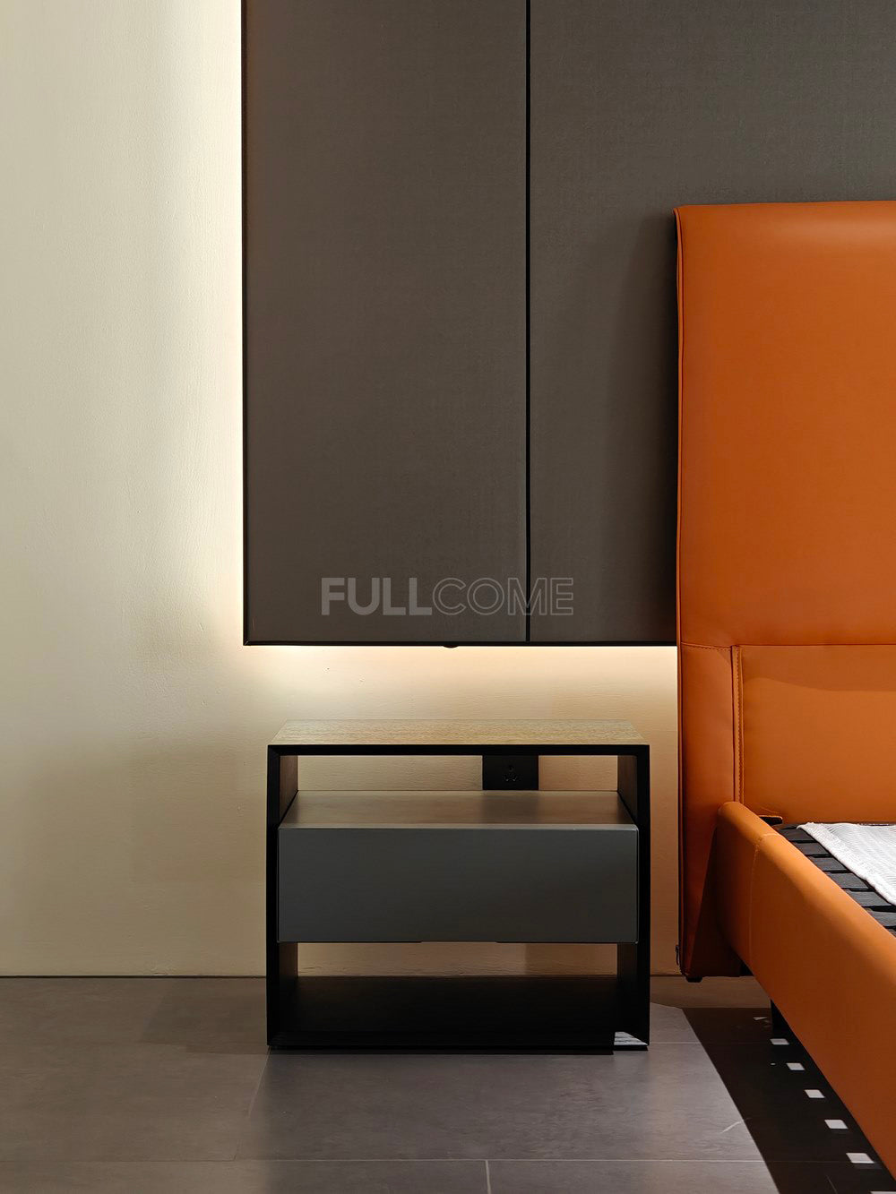 The Smoked Cube Nightstand