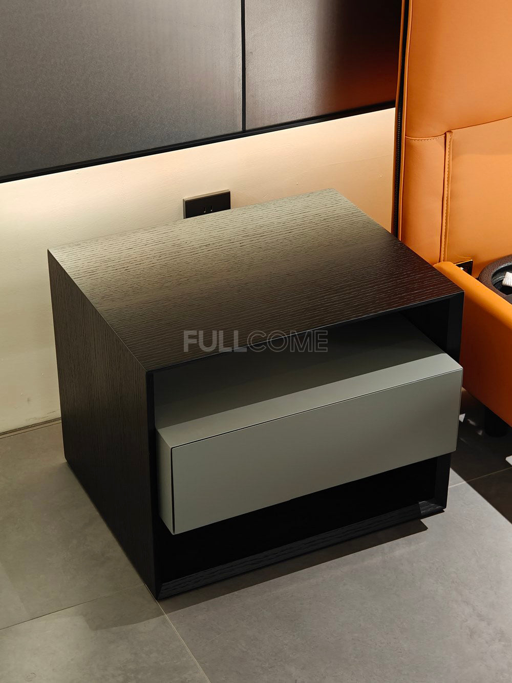 The Smoked Cube Nightstand