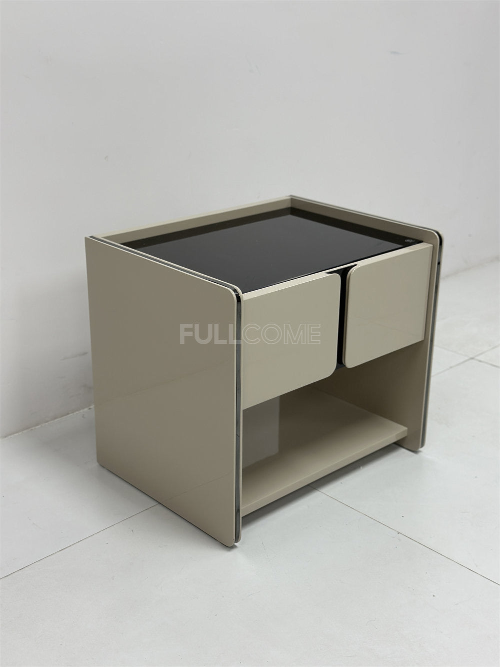 The Glass Inset Nightstand