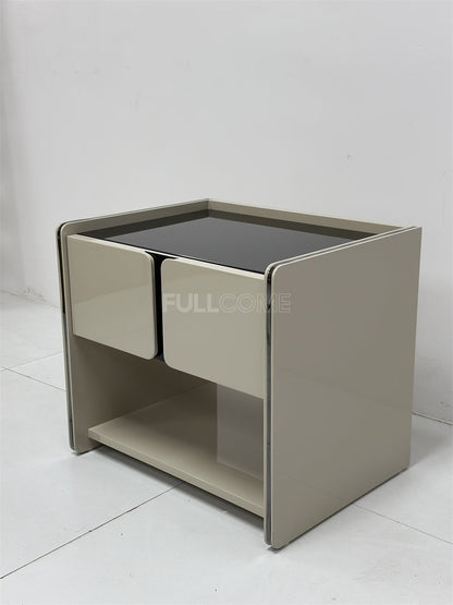 The Glass Inset Nightstand