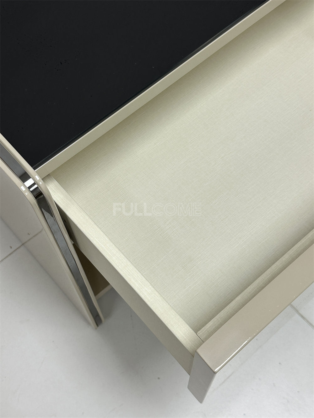 The Glass Inset Nightstand