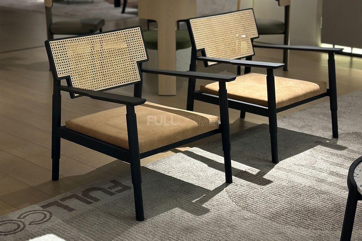 The Stepped Cane Armchair