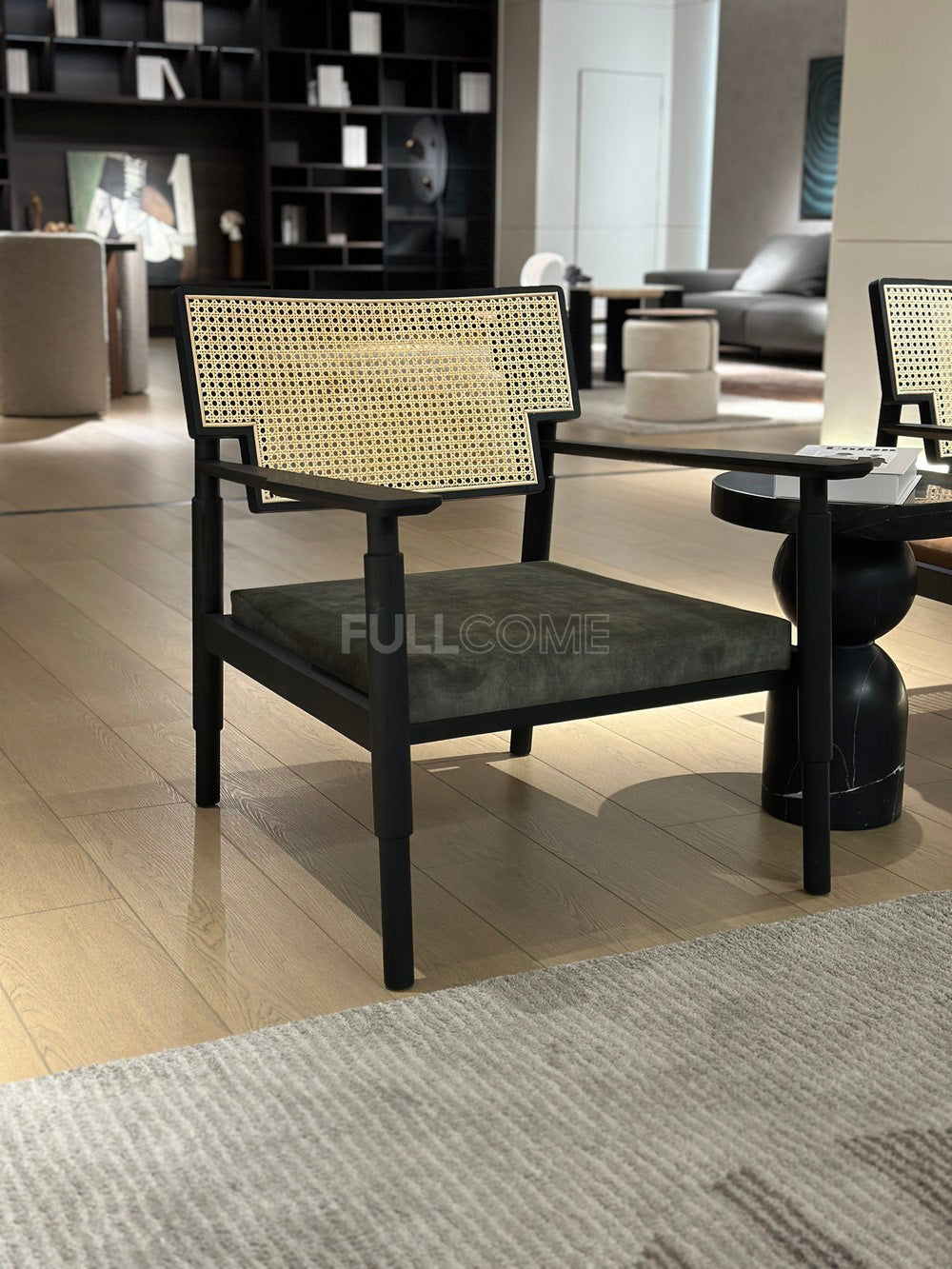 The Stepped Cane Armchair