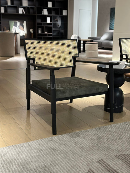 The Stepped Cane Armchair