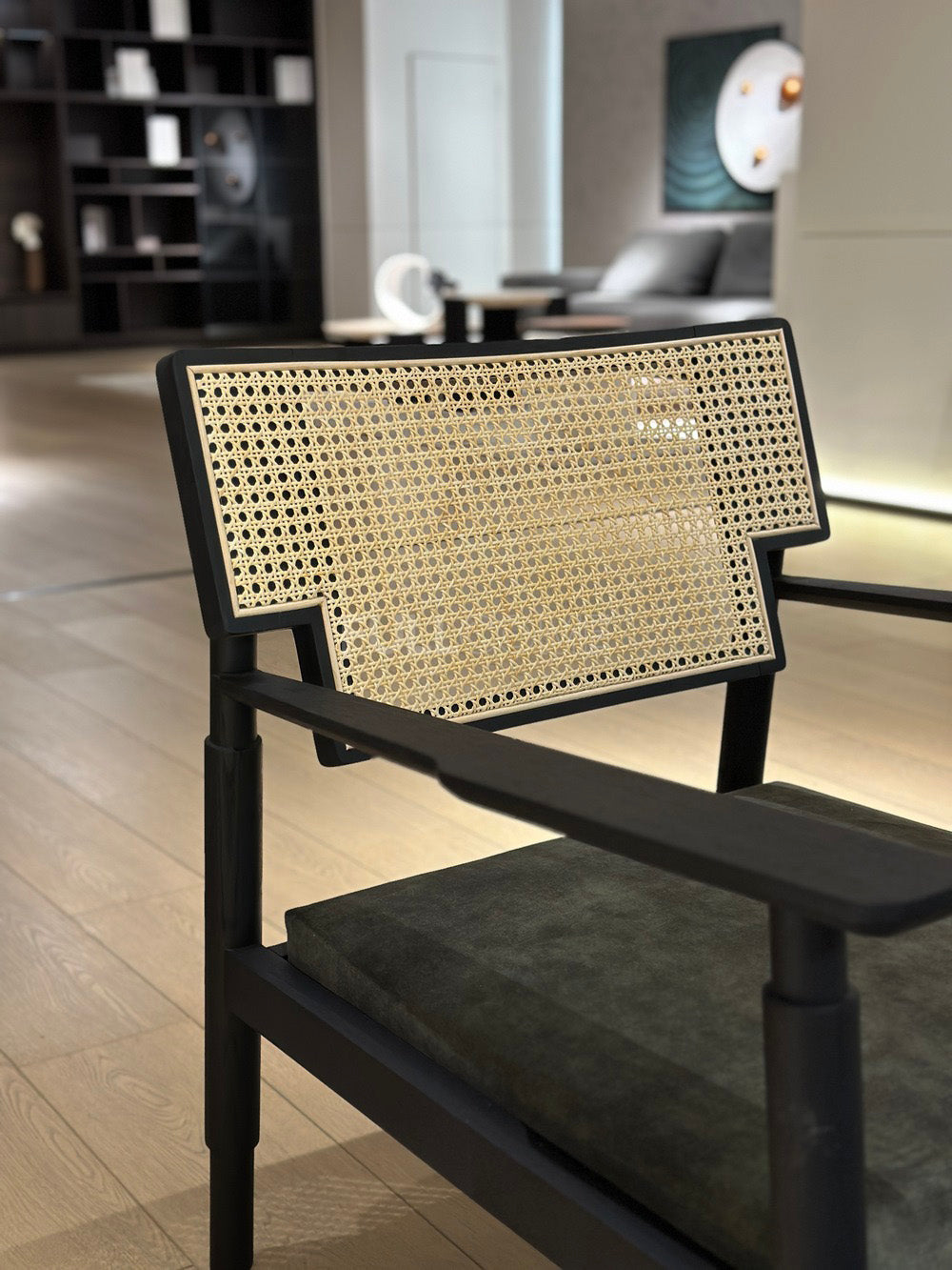 The Stepped Cane Armchair