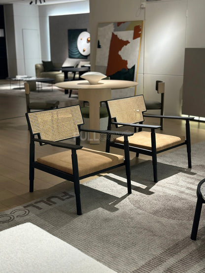 The Stepped Cane Armchair