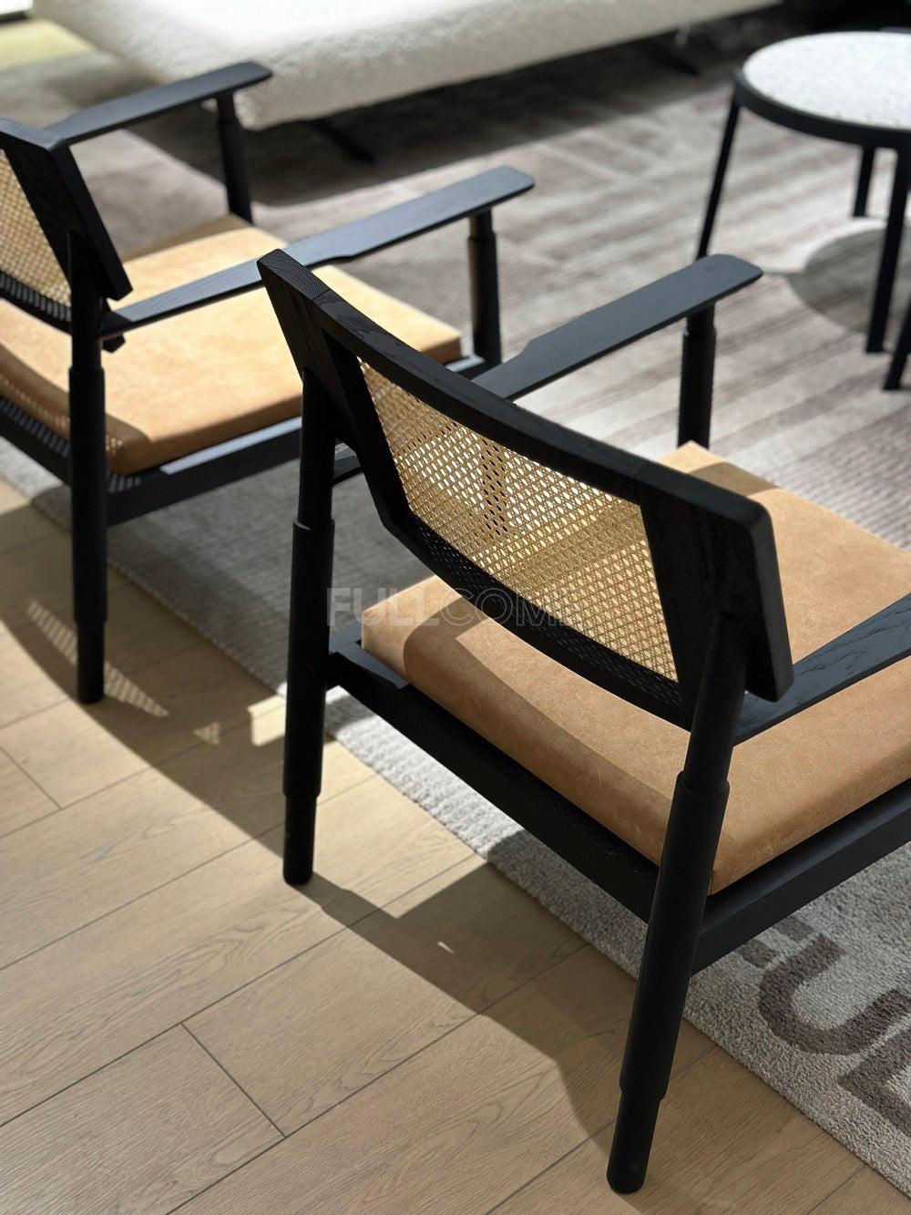 The Stepped Cane Armchair