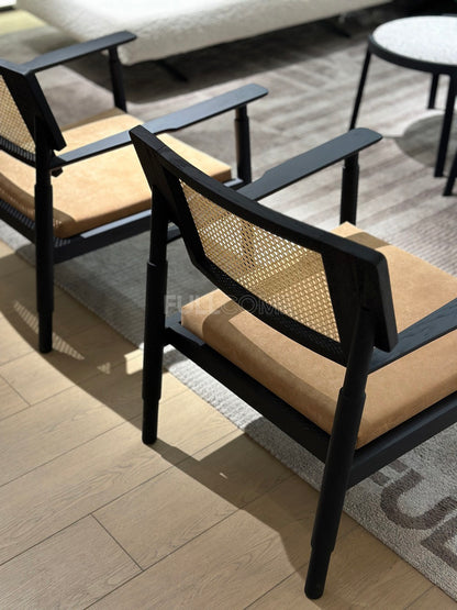 The Stepped Cane Armchair