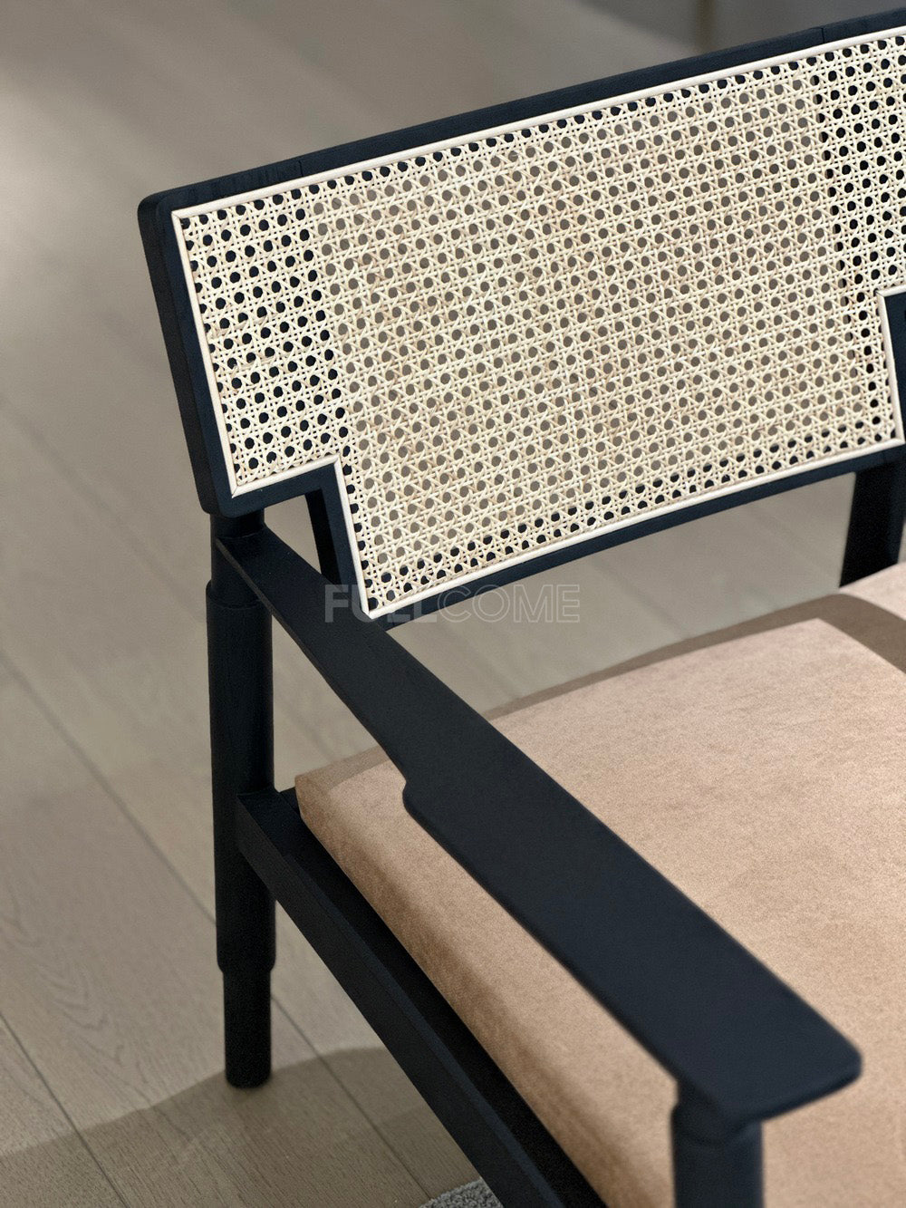 The Stepped Cane Armchair