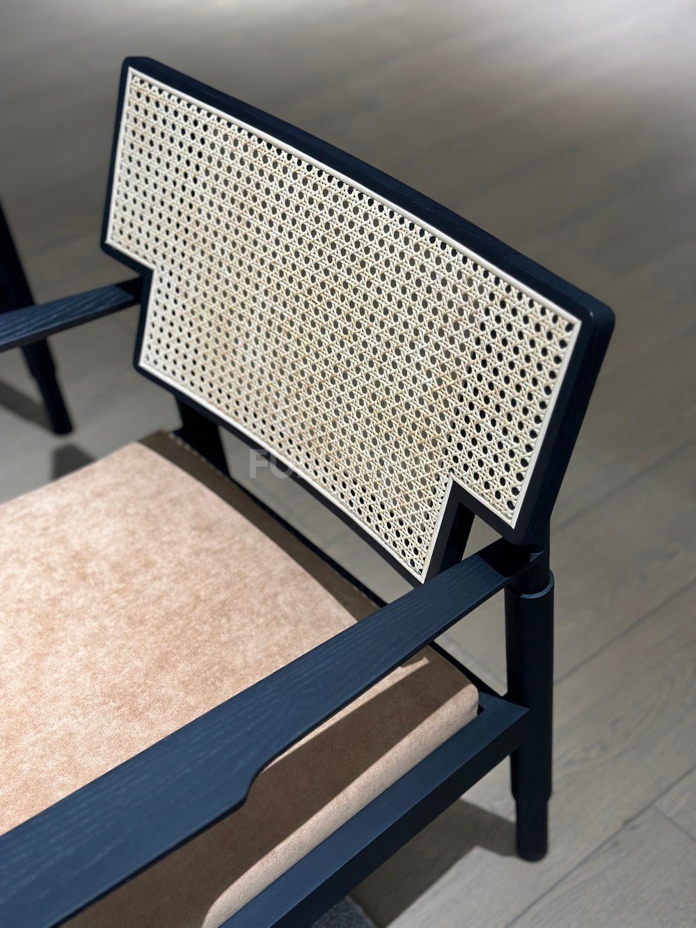 The Stepped Cane Armchair