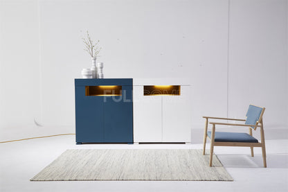 The Stepped Cane Armchair