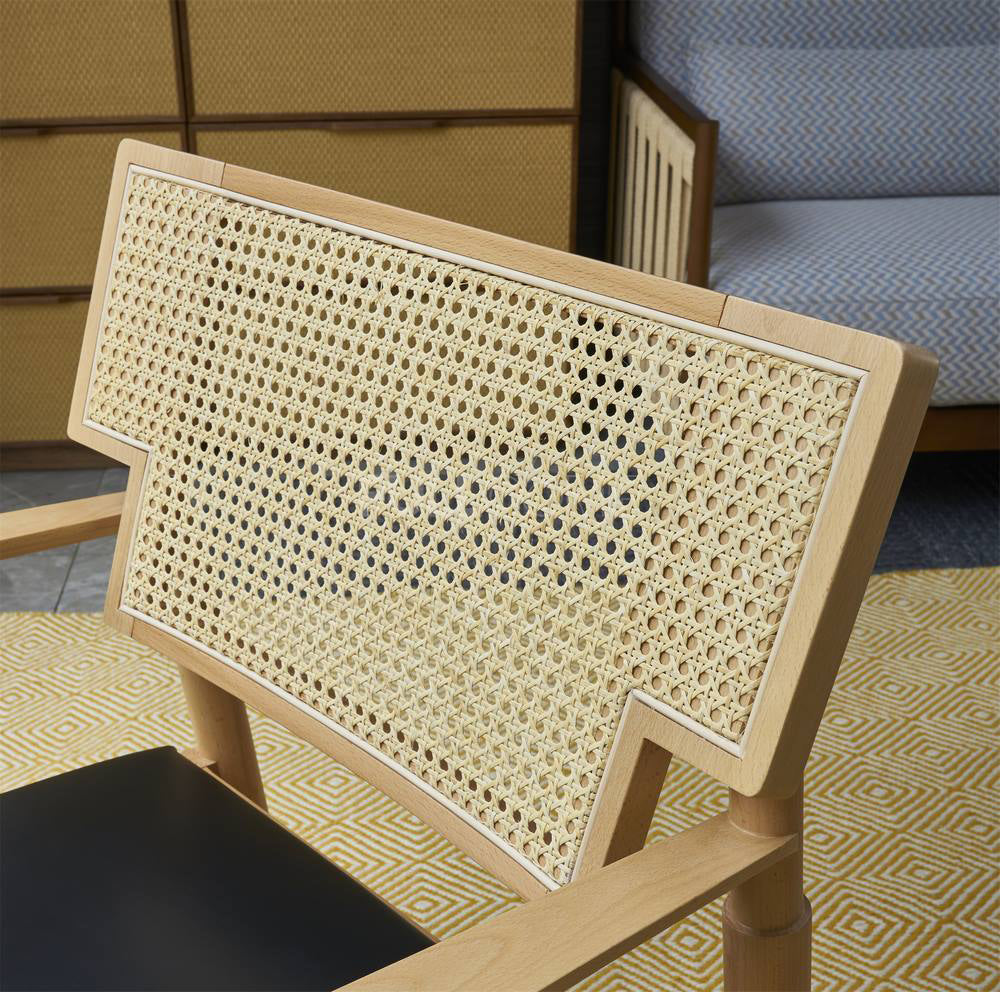The Stepped Cane Armchair
