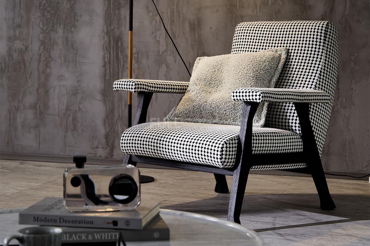The Check Frame Lounge Chair