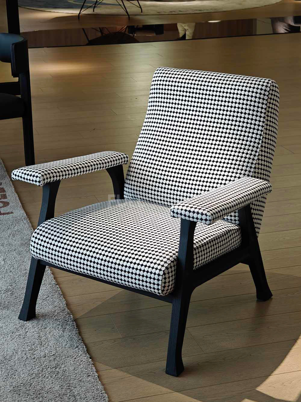 The Check Frame Lounge Chair