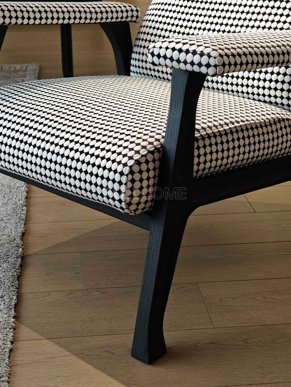 The Check Frame Lounge Chair