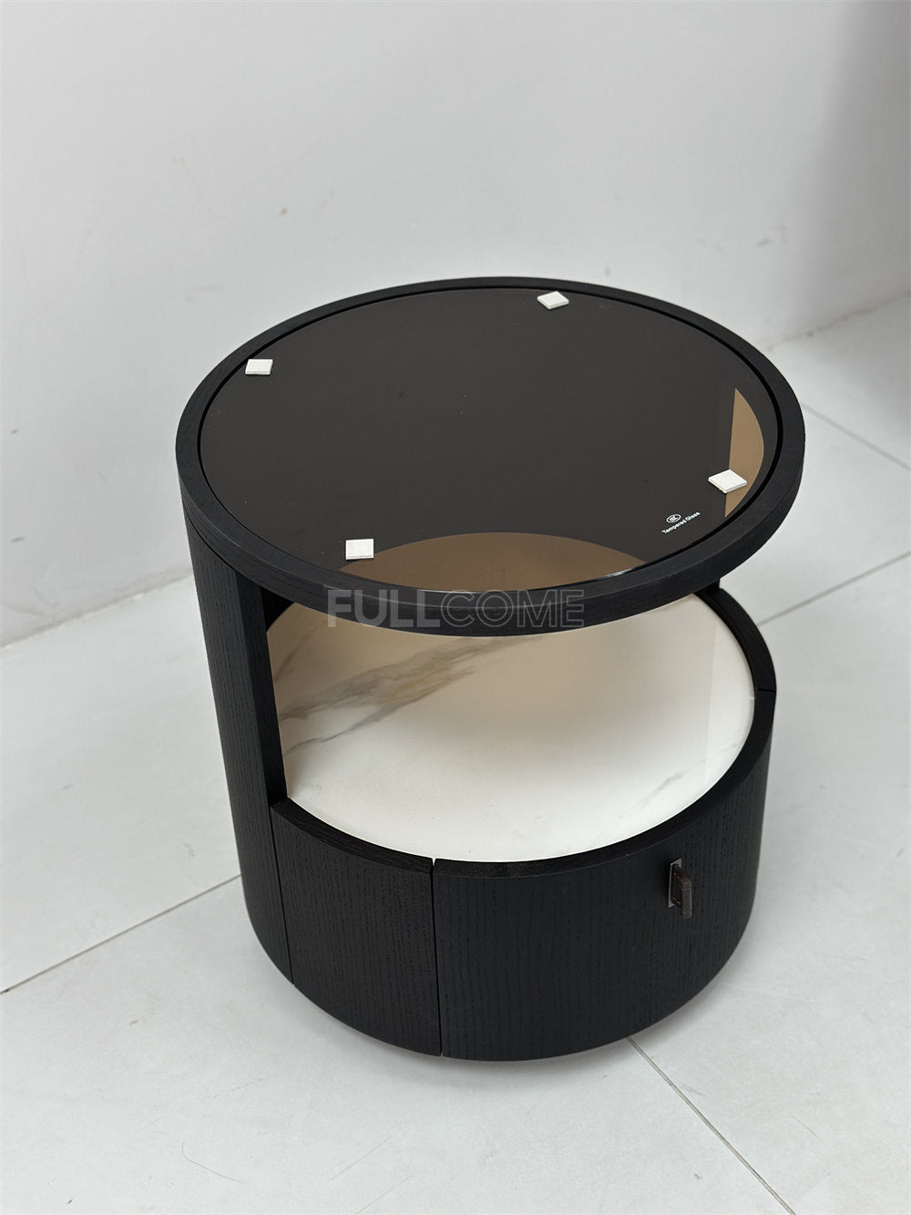 The Glass Crown Nightstand