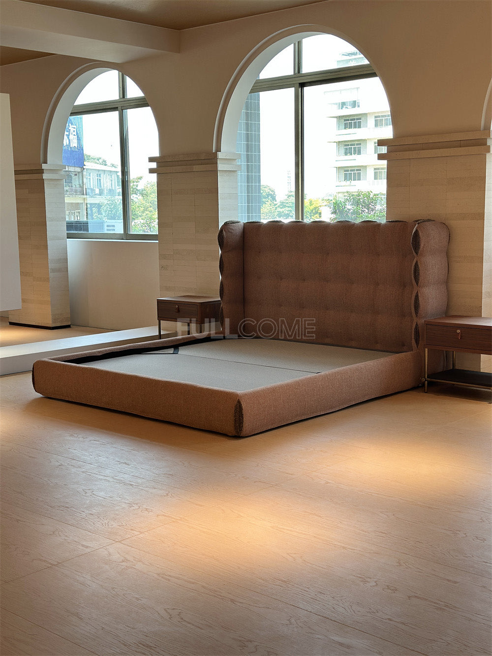 The Scallop Tuft Bed
