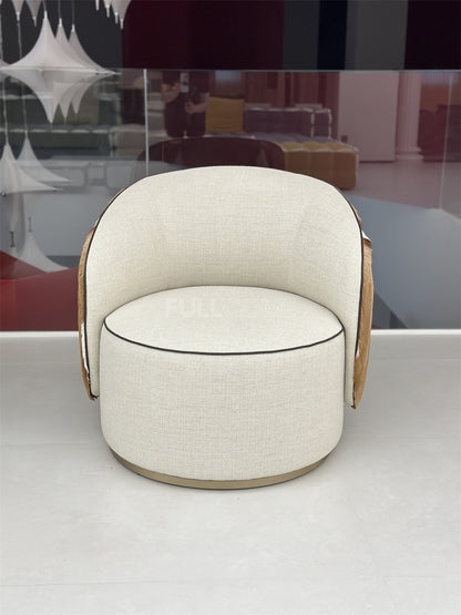 The Hide Drape Swivel Chair