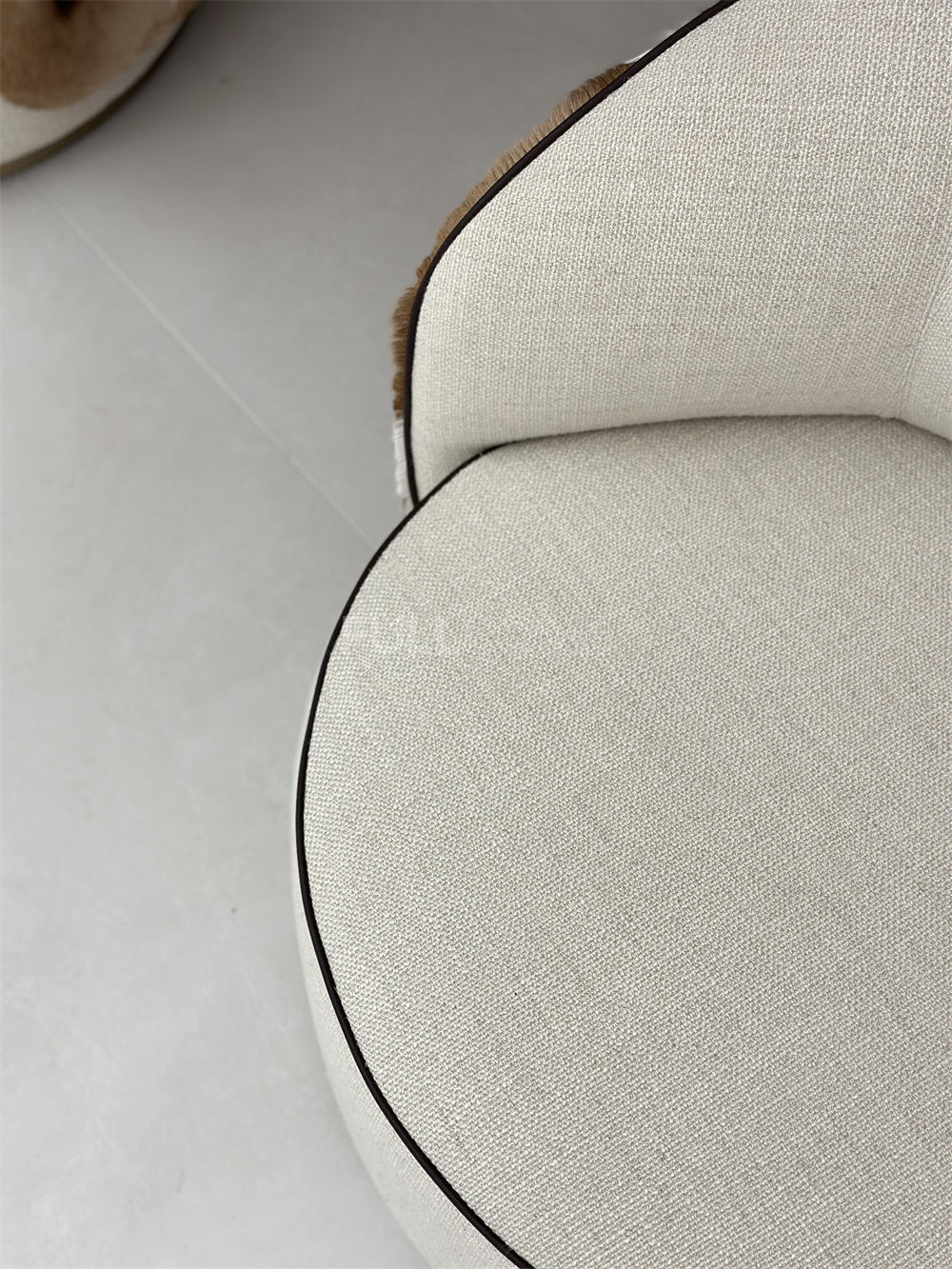 The Hide Drape Swivel Chair