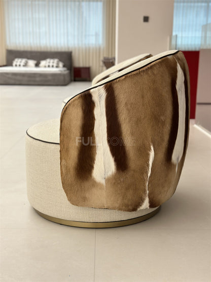 The Hide Drape Swivel Chair