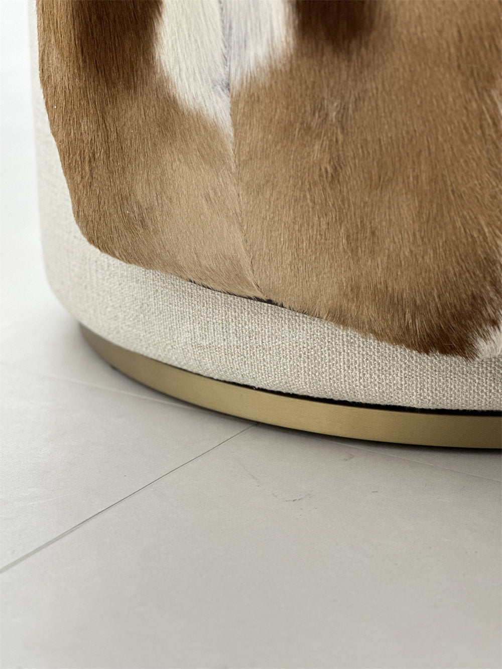 The Hide Drape Swivel Chair