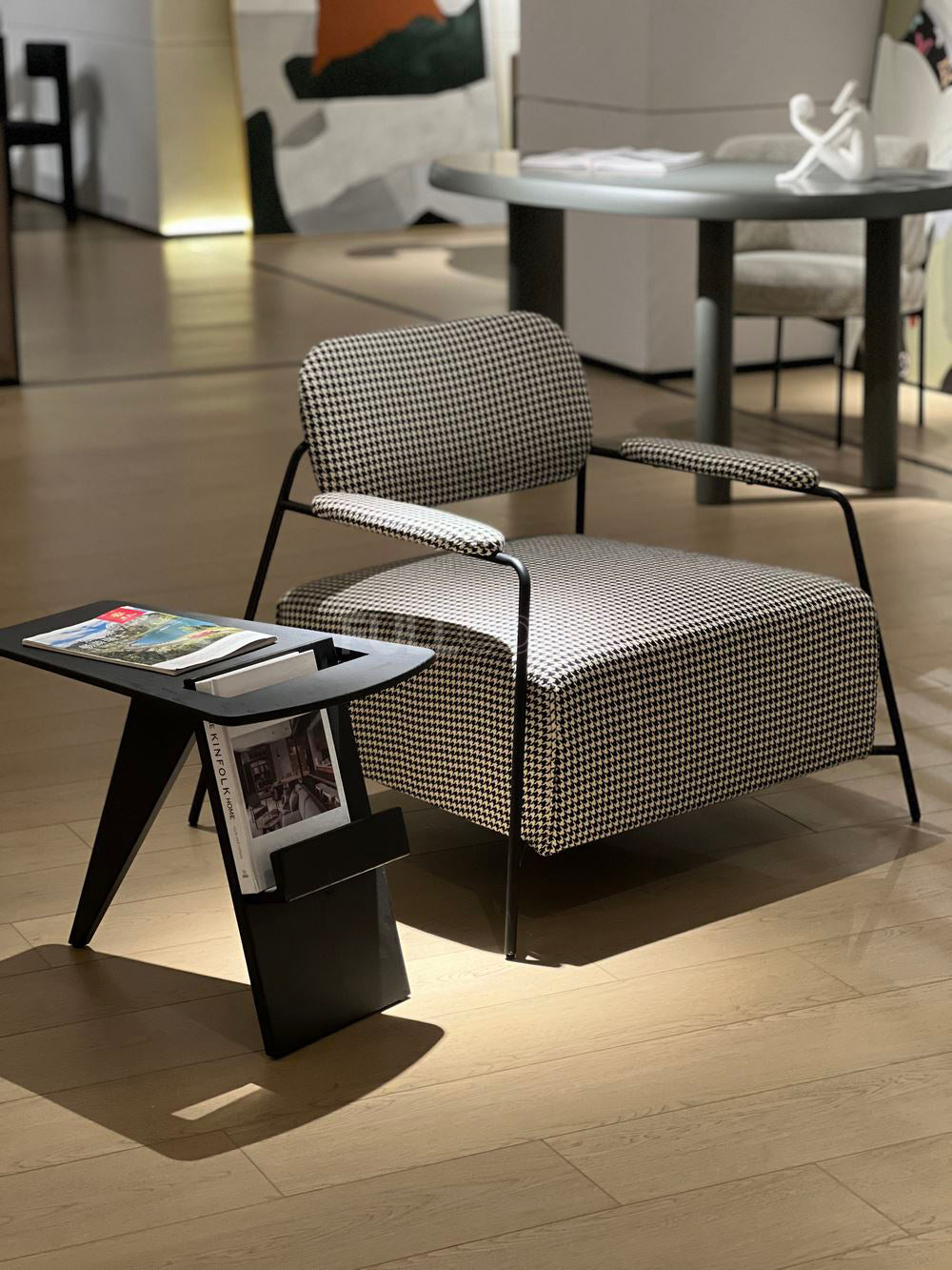 The A-Frame Magazine Side Table