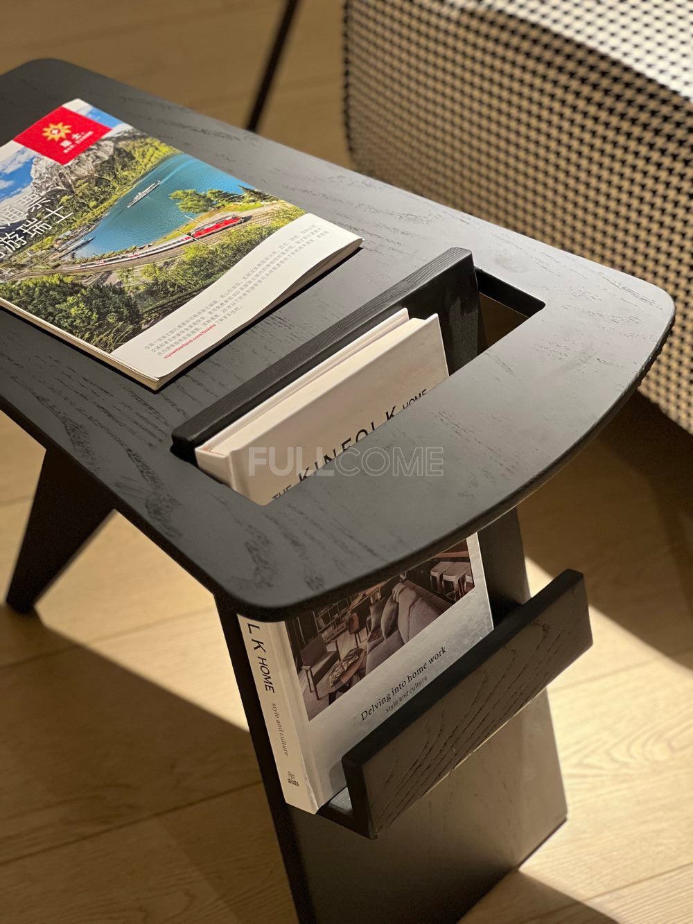 The A-Frame Magazine Side Table