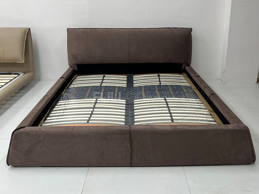 The Cocoa Bolster Headboard Bed