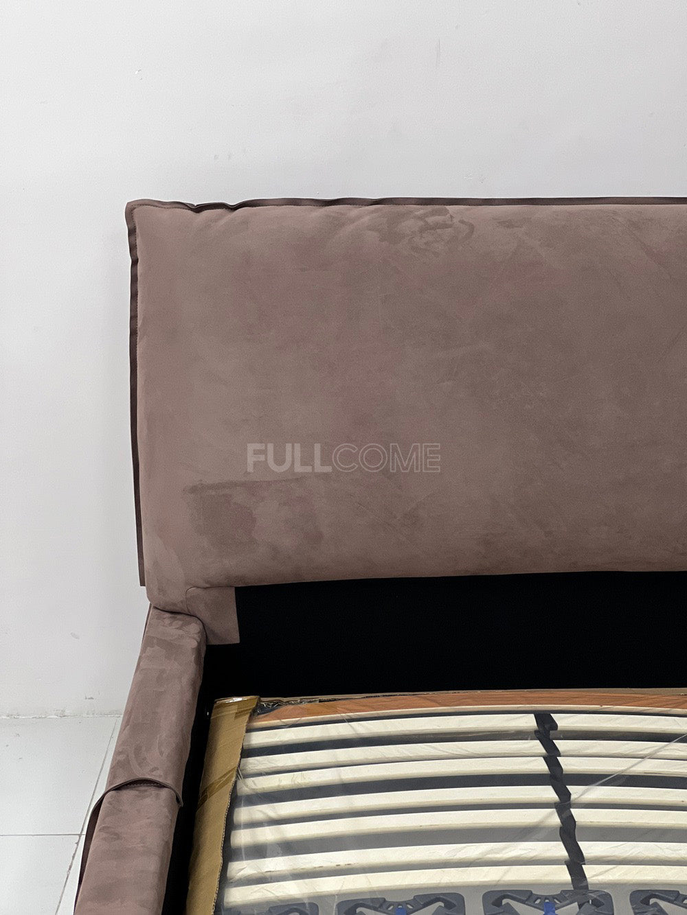 The Cocoa Bolster Headboard Bed
