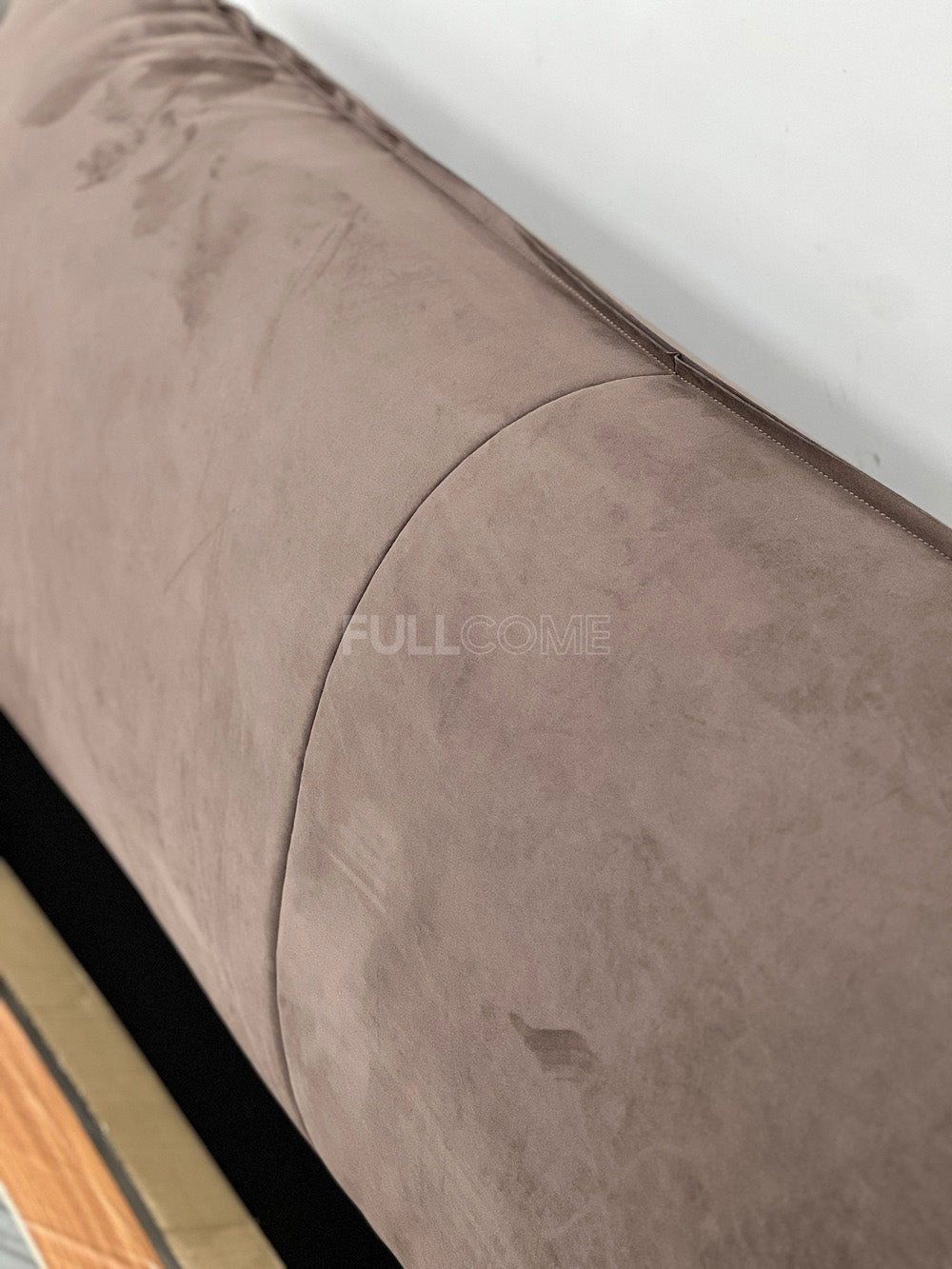 The Cocoa Bolster Headboard Bed