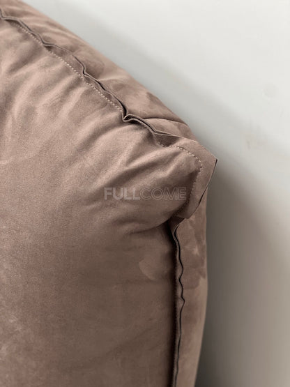 The Cocoa Bolster Headboard Bed