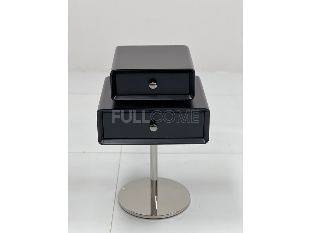 The Pedestal Stacked Drawer Nightstand