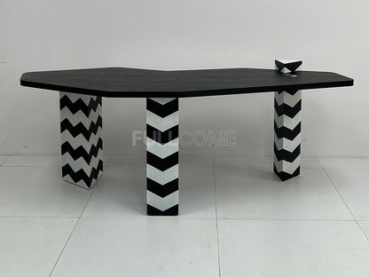 The Chevron Column Dining Table
