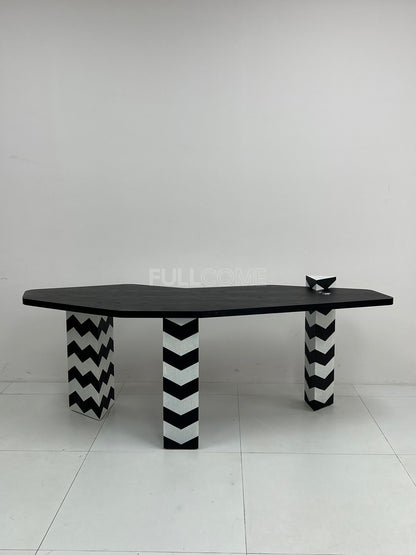 The Chevron Column Dining Table