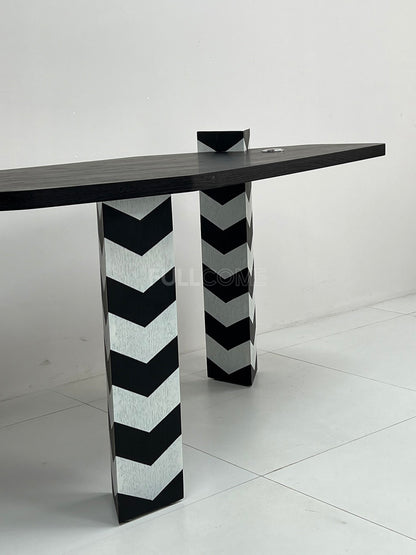 The Chevron Column Dining Table