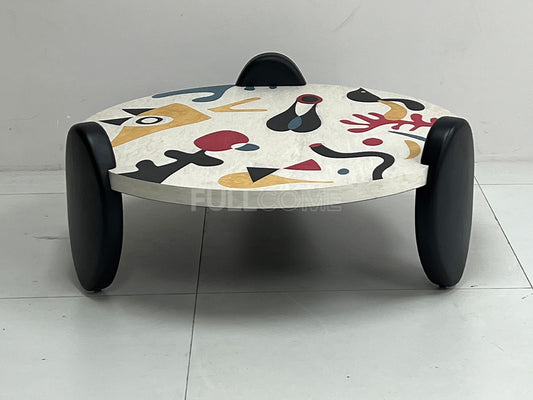The Disc-Leg Painted Coffee Table
