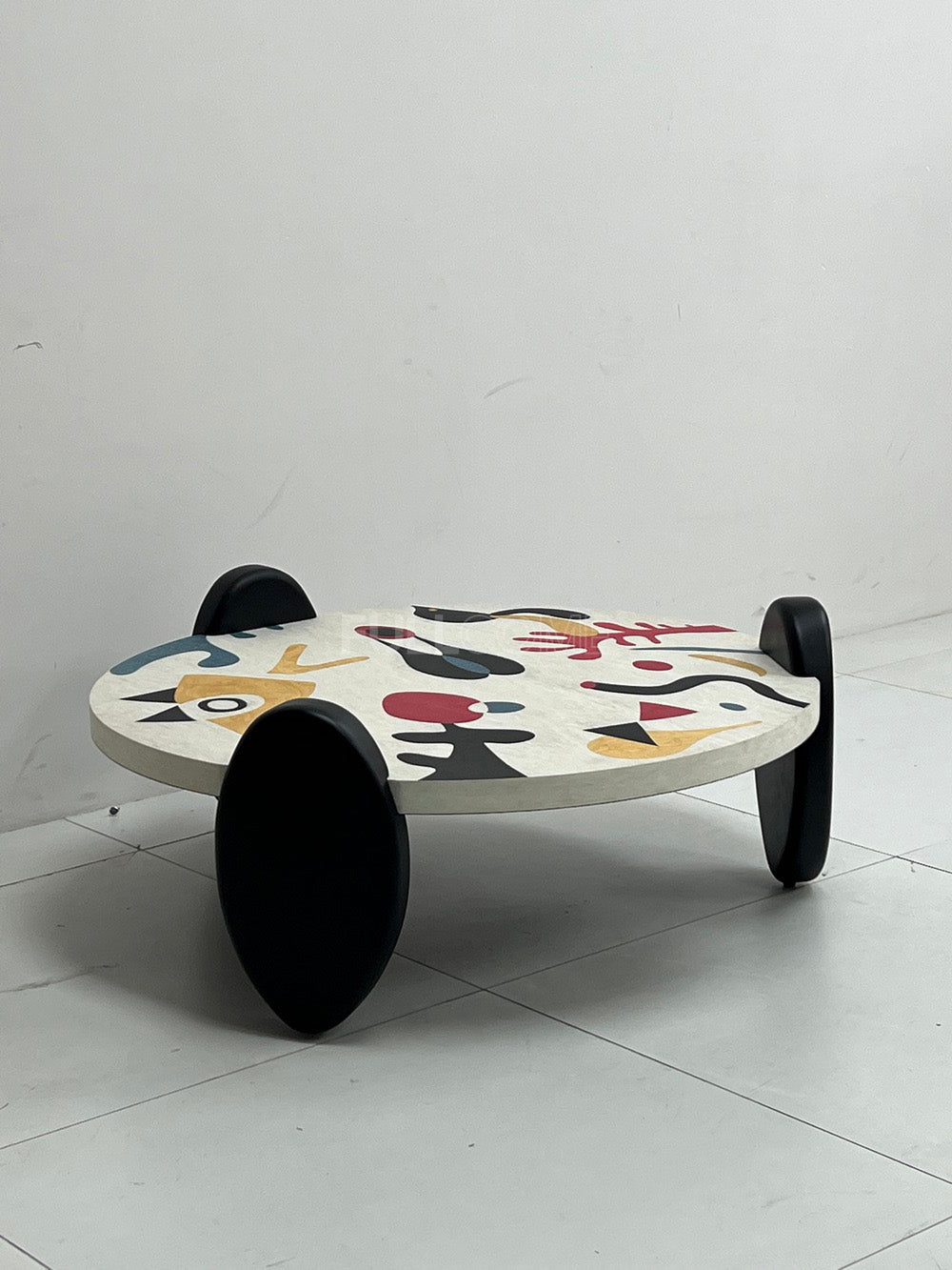 The Disc-Leg Painted Coffee Table