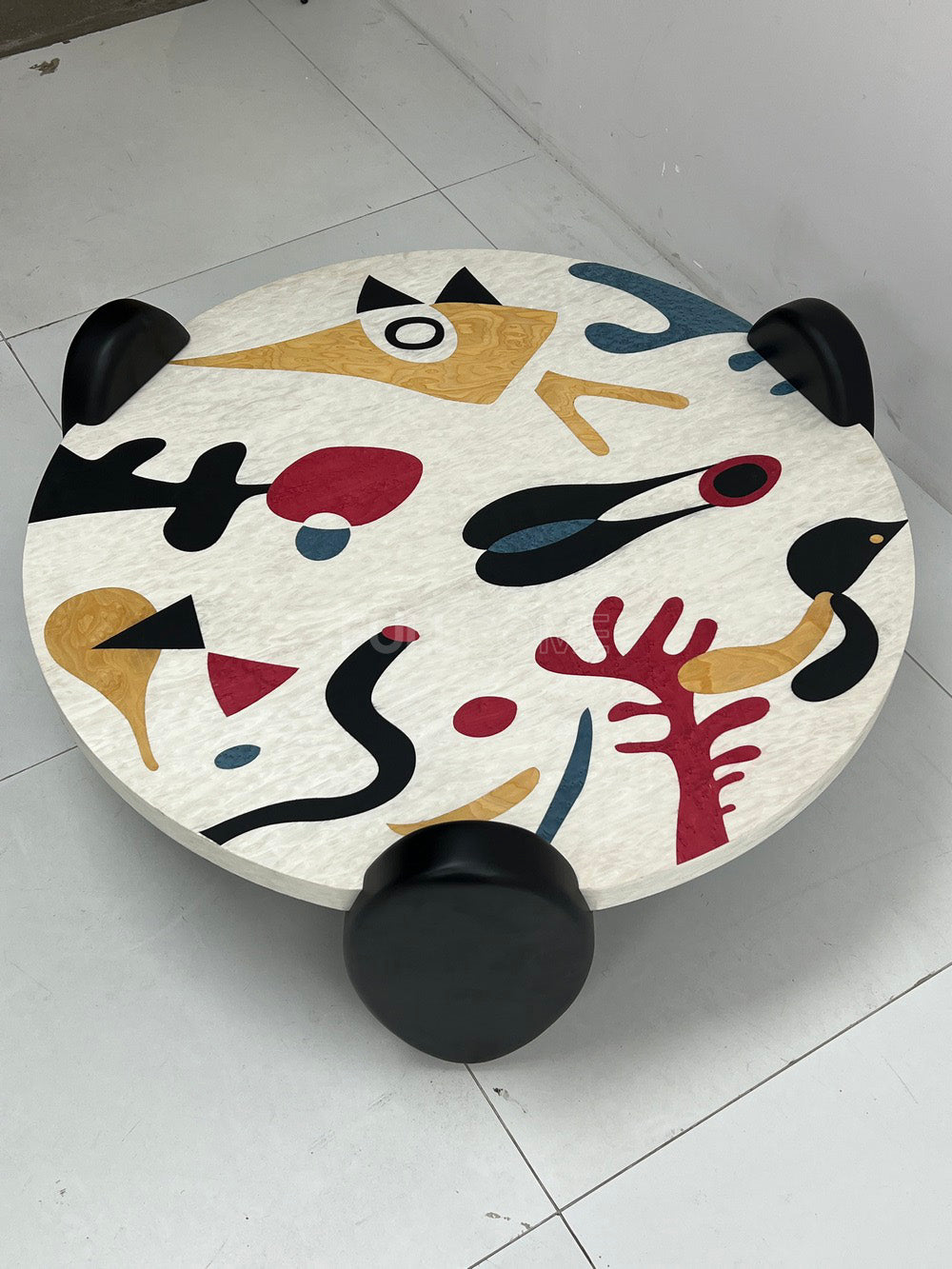 The Disc-Leg Painted Coffee Table