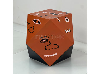 The Painted Face Side Table