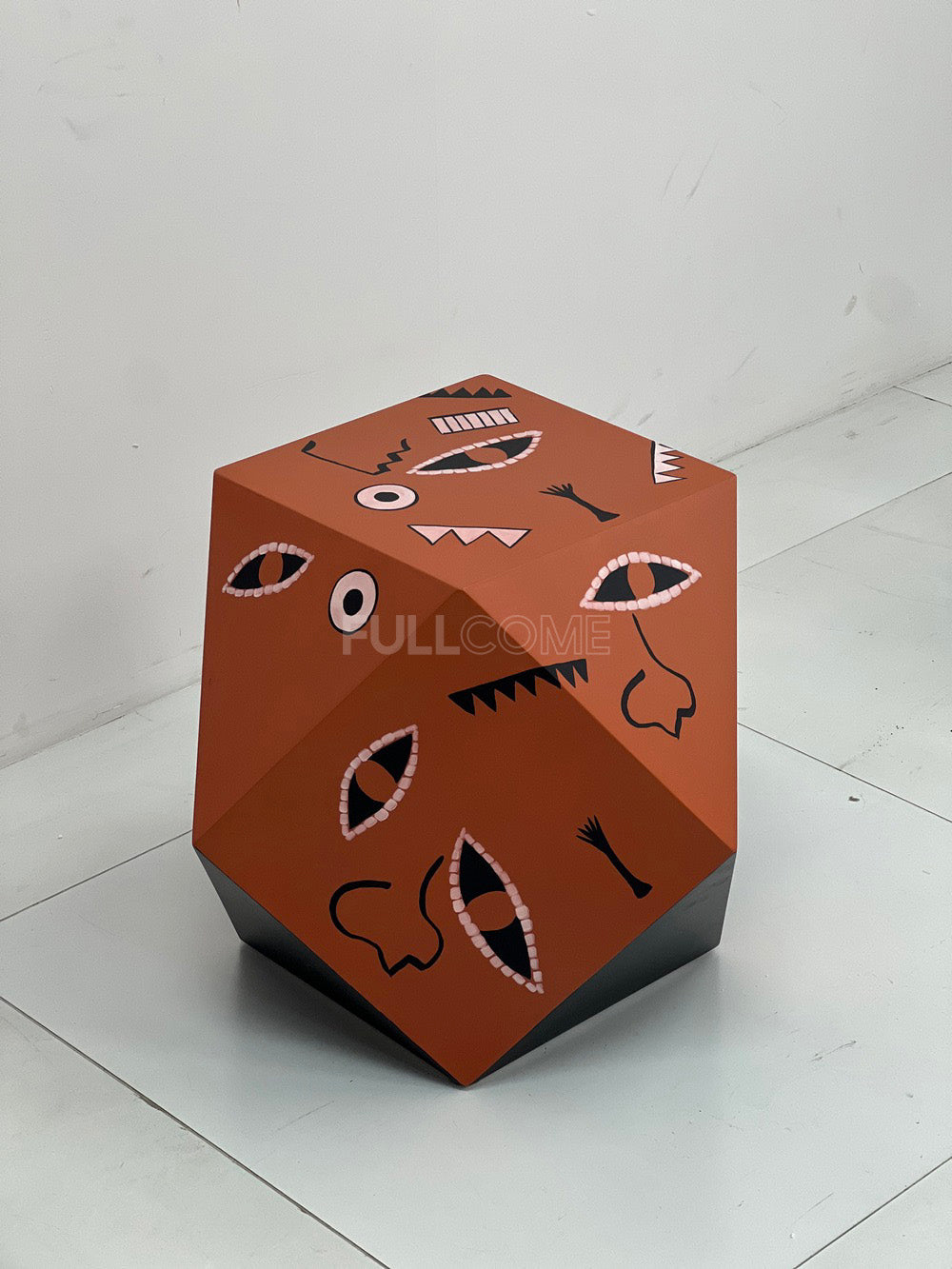 The Painted Face Side Table