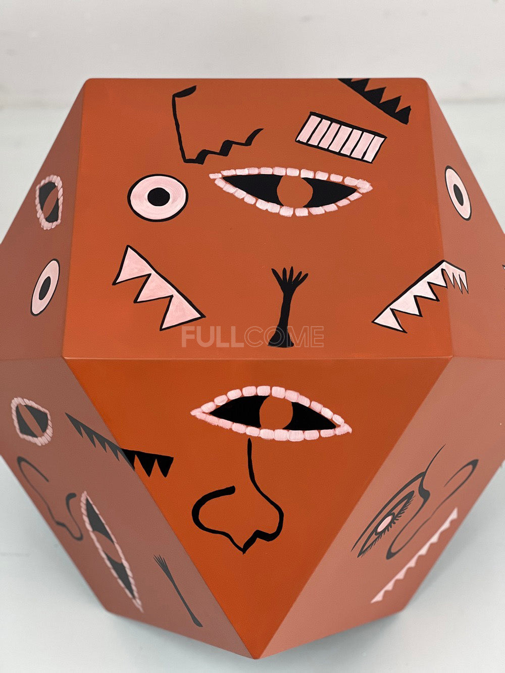 The Painted Face Side Table