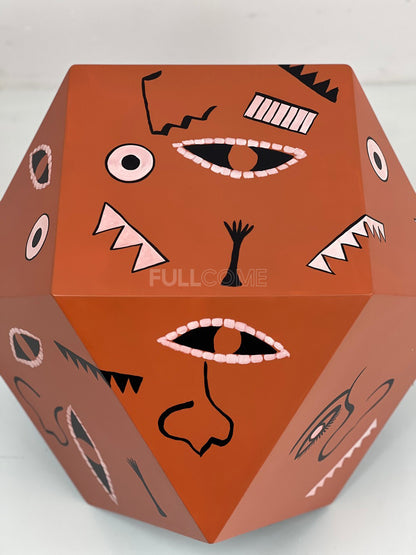The Painted Face Side Table